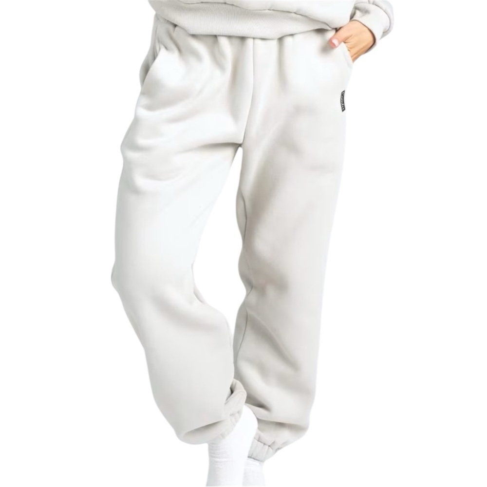 Comfrt Women's Light Gray Jogger Sweatpants Size 3x